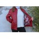 Bomber Jacket Zipped Red 